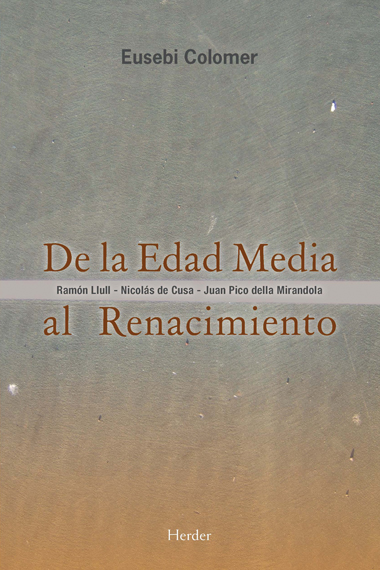 Descargar DE LA EDAD MEDIA AL RENACIMIENTO