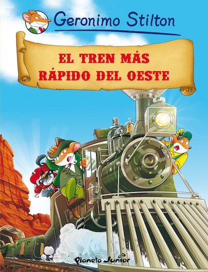 Descargar EL TREN MAS RAPIDO DEL OESTE  COMIC GERONIMO STILTON 13