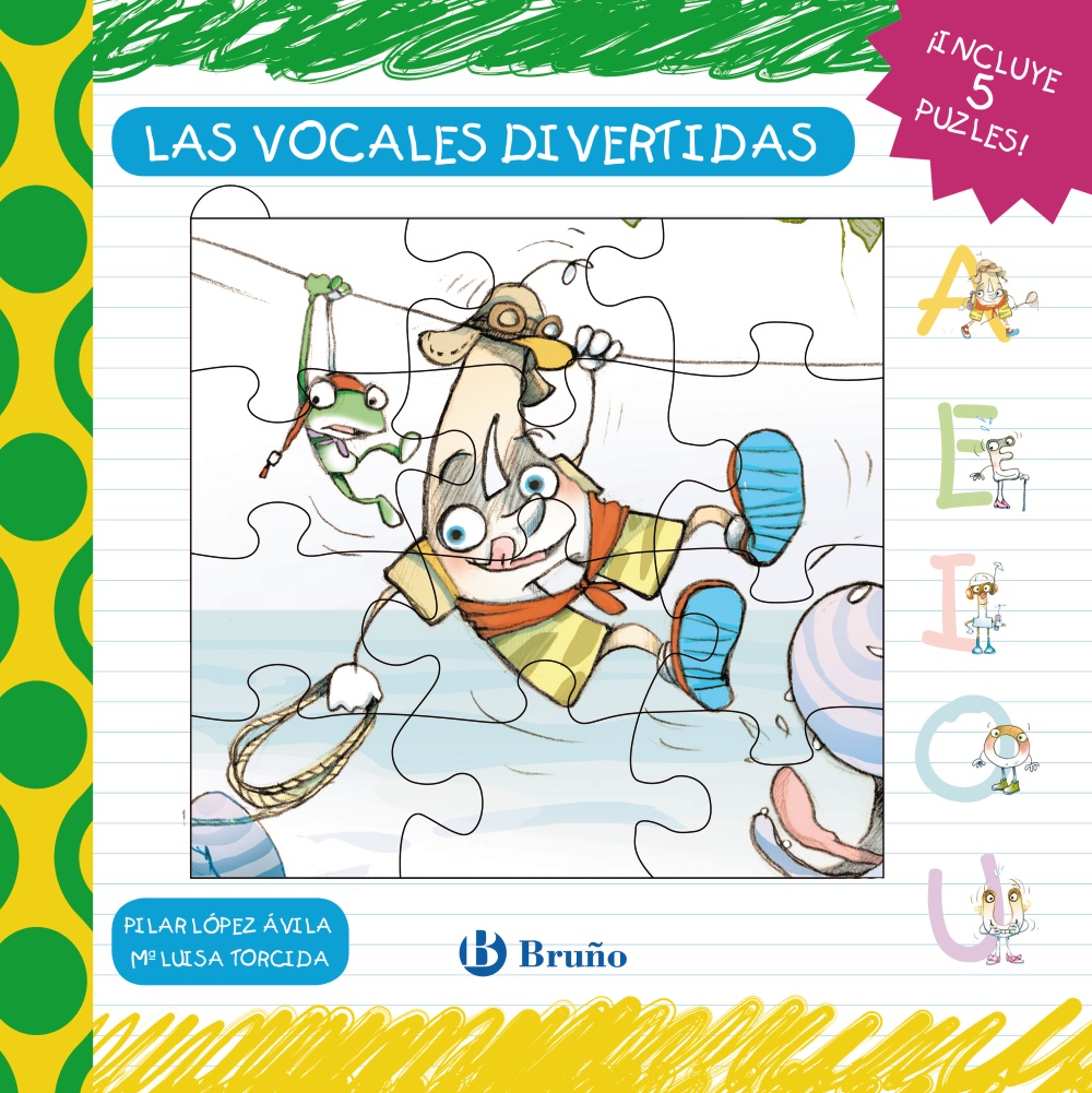 Descargar LAS VOCALES DIVERTIDAS - LIBRO PUZLE
