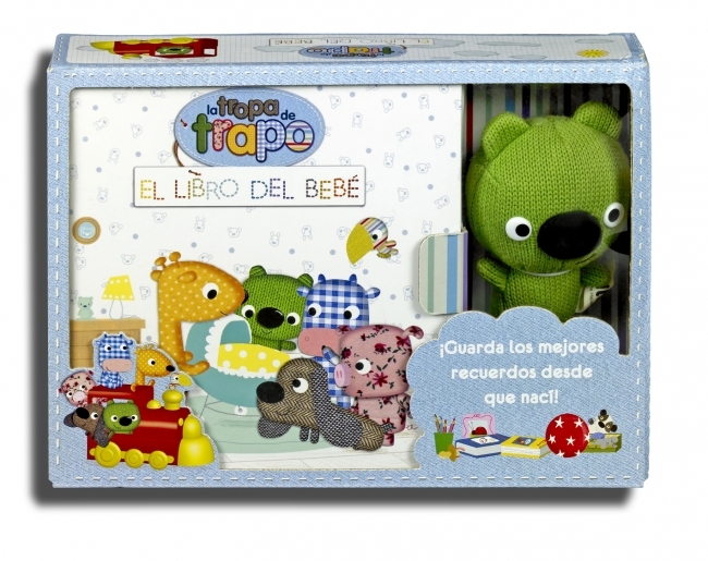 Descargar LA CAJA DEL LIBRO DEL BEBE  CON LOS PERSONAJES DE LA TROPA DE TRAPO (INCLUYE MUñECO)