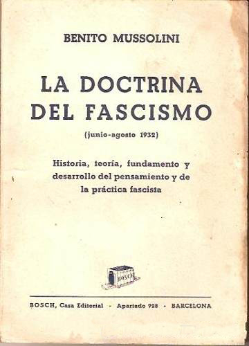 Descargar LA DOCTRINA DEL FASCISMO