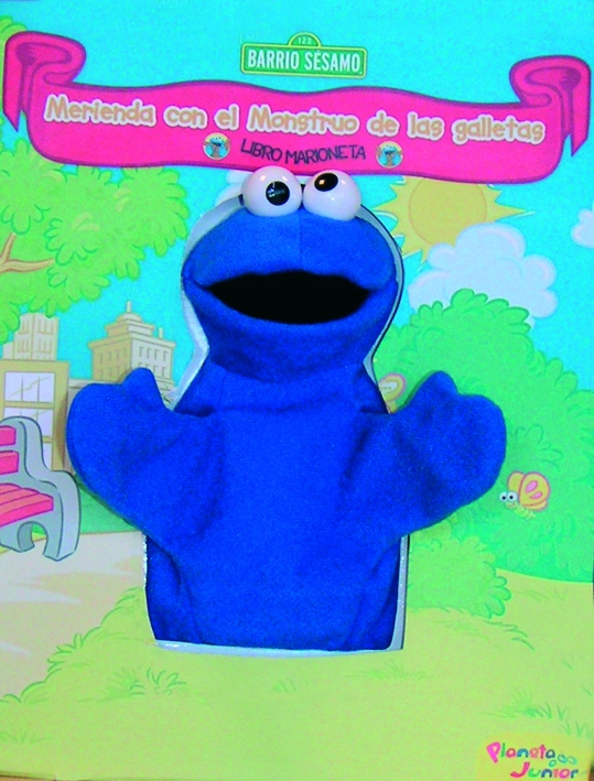 Descargar BARRIO SESAMO MERIENDA MONSTRUO GALLETAS (MARIONETA)