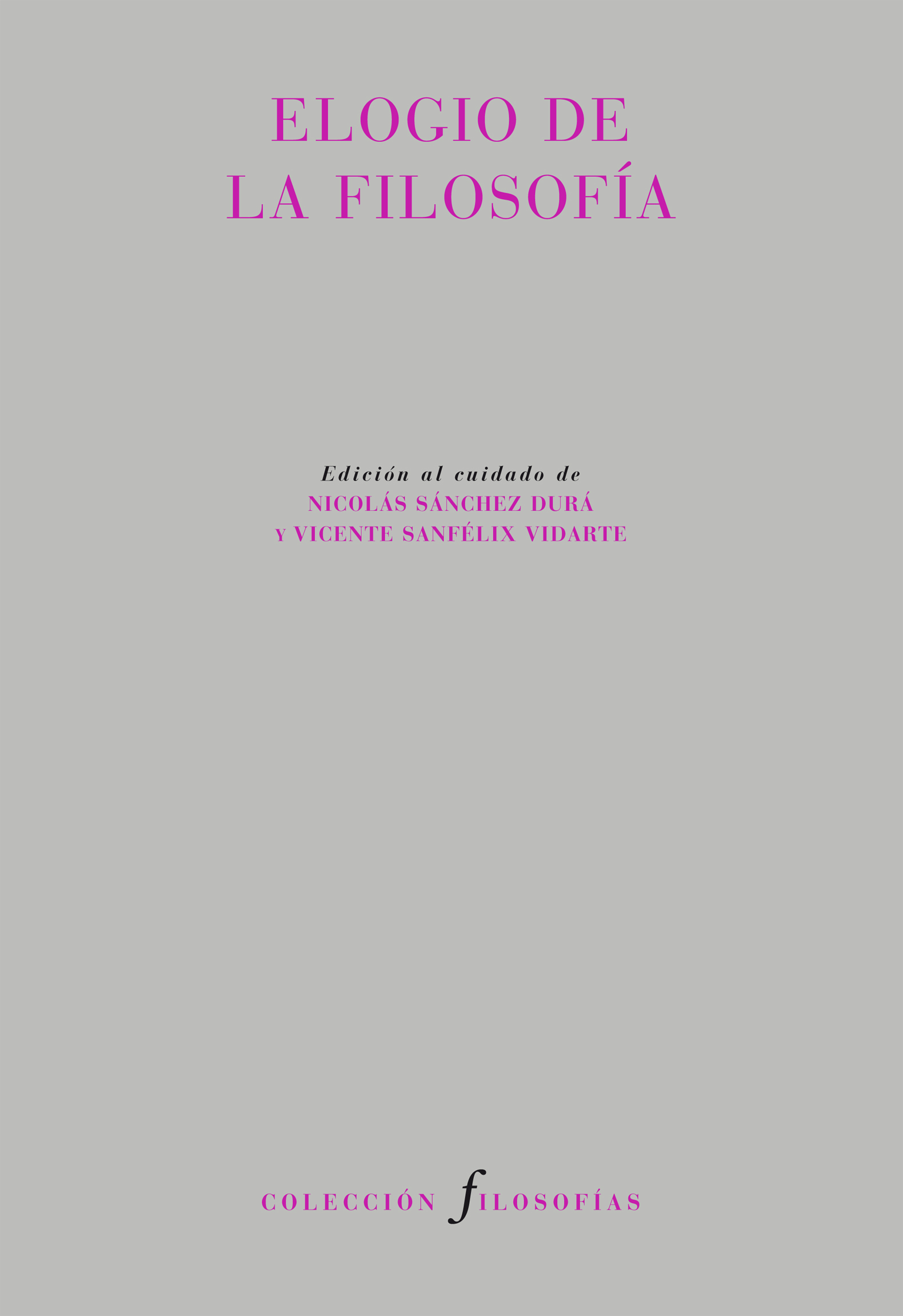 Descargar ELOGIO DE LA FILOSOFIA