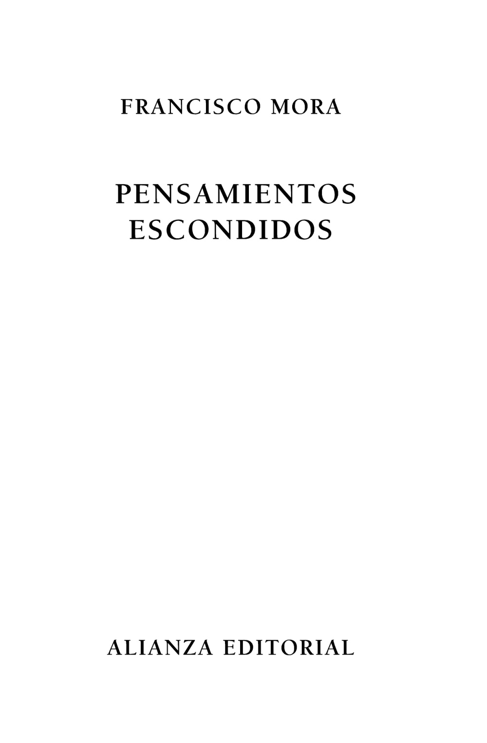 Descargar PENSAMIENTOS ESCONDIDOS