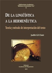 Descargar DE LA LINGÜISTICA A LA HERMENEUTICA  TEORIA Y METODO DE INTERPRETACION DEL TEXTO