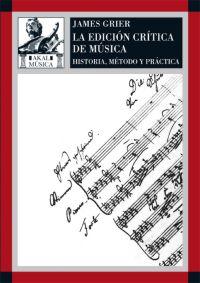 Descargar LA EDICION CRITICA DE LA MUSICA  HISTORIA  METODO Y PRACTICA