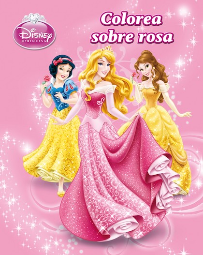 Descargar PRINCESAS  COLOREA SOBRE ROSA